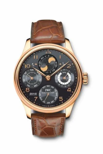 IWC Portuguese Perpetual Calendar 5021 Red Gold / Black IW5021-22 (5021-22, IW502122)